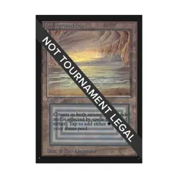 WOTC MtG International Ed. Underground Sea (R) NM - Image 1