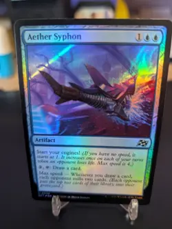 MTG Magic the Gathering Aether Syphon (38/579) Aetherdrift LP FOIL - Image 1