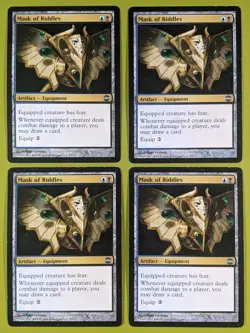 Mask of Riddles x4 Alara Reborn 4x Playset Magic the Gathering MTG - Image 1