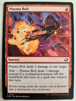 Plasma Bolt #0152 Edge of Eternities MTG Magic NM X 4 copies - Image 3