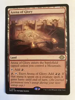 Arena of Glory #215 Rare MTG Modern Horizons 3 (MH3) Regular NM - Image 1