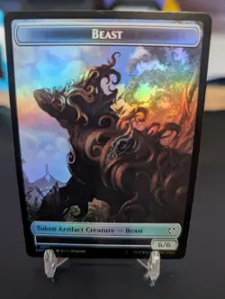 MTG - Beast/Beast Token (Foil) - Aetherdrift NM/M Condition 10/11 - Image 2