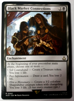 MTG Assassin's Creed - Black Market Connections - Rare - 0087 NM - Image 1