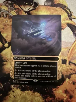 1x Sunken Citadel MTG Edge of Eternities: Stellar Sights Borderless Nonfoil NM - Image 1