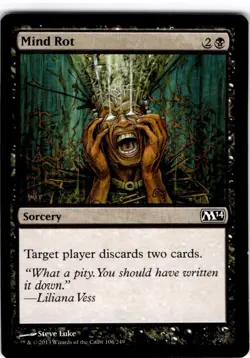 MTG Mind Rot Magic 2014 (M14) Common #106 - Image 1