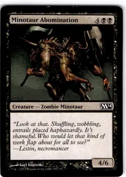 MTG Minotaur Abomination Magic 2014 (M14) Common #107 - Image 1