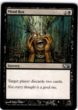 MTG Mind Rot Magic 2012 (M12) Common #101 - Image 1