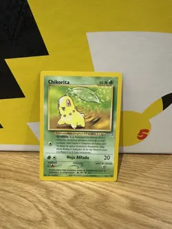 Chikorita 54/111 | Neo Genesis | Non Holo Pokemon Card NM - Image 1