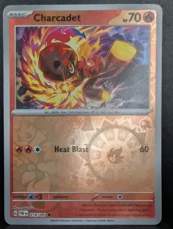 Charcadet - 014/091 014/091 Reverse Holo - SV: Paldean Fates Pokemon TCG NM+ - Image 1