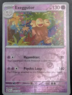 Exeggutor 024/091 Reverse Holo - SV: Paldean Fates Pokemon TCG NM+ - Image 1