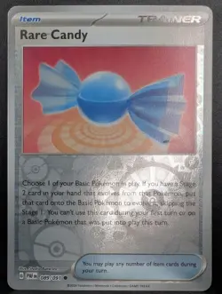 Rare Candy 089/091 Reverse Holo - SV: Paldean Fates Pokemon TCG NM+ - Image 1