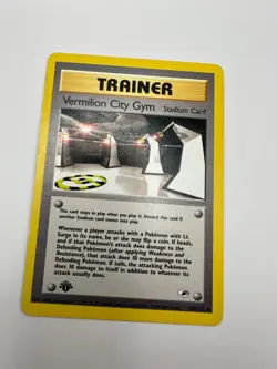 Pokemon Karte TCG Vermilion City Gym 120/132 1. Gym Heros Vintage Englisch LP - Image 2