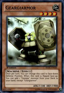 Geargiarmor - Super Rare 1st Edition REDU-EN030 - NM - YuGiOh - Image 1