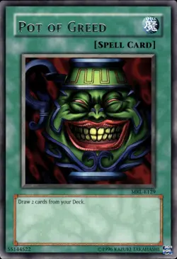 Pot Of Greed - Rare MRL-E129 - MP - YuGiOh - Image 1