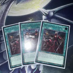 YuGiOh! Triple Tactics Thrust OP22-EN003 Ultimate Rare x 3 PLAYSET - Image 1