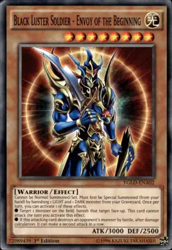 Black Luster Soldier - Envoy Of The Beginning - 1st Ed YGLD-ENA02 - MP - YuGiOh - Image 1
