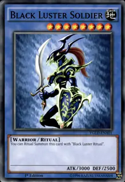 Black Luster Soldier - 1st Edition YGLD-ENA01 - MP - YuGiOh - Image 1