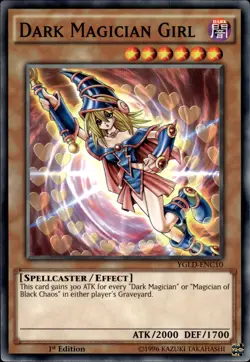 Dark Magician Girl - 1st Edition YGLD-ENC10 - NM - YuGiOh - Image 1