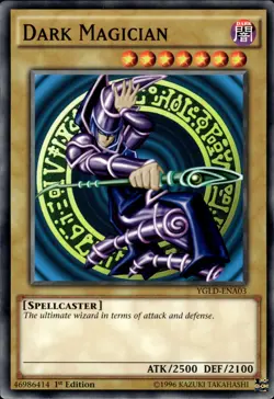 Dark Magician - 1st Edition YGLD-ENA03 - LP - YuGiOh - Image 1