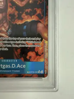 One Piece Card Game TCG Portgas.D.Ace OP08-052 TR PSA 10 - Image 4