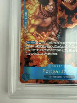 One Piece Card Game TCG Portgas.D.Ace OP08-052 TR PSA 10 - Image 5
