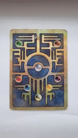 Ancient Mew Holo 2000 Movie Promo Heavy Damage Pokemon Card Name On Back - Image 2