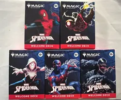 SDCC 2025 Exclusive Magic The Gathering x Spider-Man Welcome 5 Deck Set - Image 1
