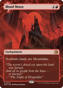 Foil - Blood Moon - 40 / NM / English MTG - Image 1