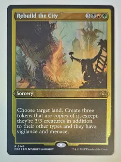 Rebuild the City (Foil Etched) MTG March of the Machine: The Aftermath Foil - Image 1