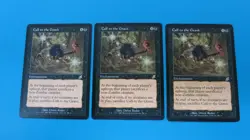 3x CALL TO THE GRAVE ENCHANTMENT SCOURGE MTG MAGIC GATHERING NM - Image 1