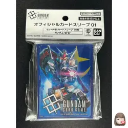 Gundam/EFSF Gundam Card Game Official Japanese 70 Sleeves GA2 - Image 1
