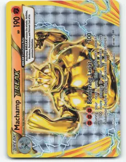 Machamp BREAK 60/108 Evolutions Full Art Ultra Rare Holo Pokemon Card NM - Image 1