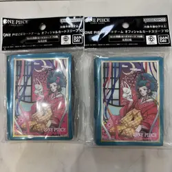 One Piece Card Game Kozuki Hiyori Sleeves 70 Count x2 Official Set - Image 1