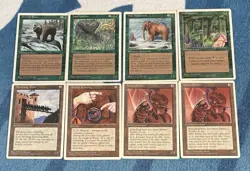 1995 MTG Vintage White Border LOT! 16 cards - Nice Condition-MAGIC THE GATHERING - Image 1