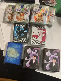 Lot Of (10) Pokemon S&V Assorted Deck Card Sleeves - 65 count - 650 Total SEALED - Image 1
