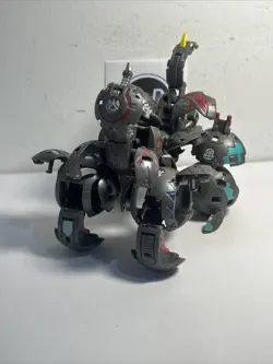 Bakugan Battle Brawlers Pyrus Maxus Helios 7 In 1 Completed With Card RARE SET - Image 4