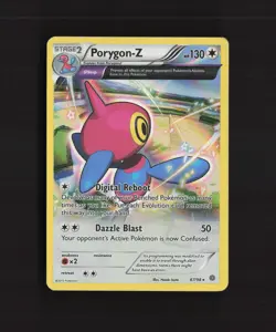 Porygon-Z 67/98 Ancient Origins Full Art Holo Rare Pokemon Card DMG - Image 1