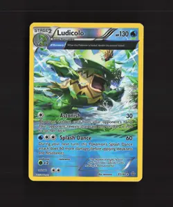 Ludicolo 37/160 Primal Clash Full Art Reverse Holo Rare Pokemon Card LP - Image 1