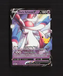Dark Sylveon V SWSH134 Sword & Shield Black Star Promo Holo Pokemon Card NM - Image 1