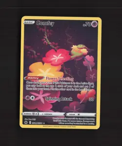 Comfey GG14/GG70 Crown Zenith Full Art Ultra Rare Holo Pokemon Card NM - Image 1