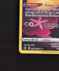 Comfey GG14/GG70 Crown Zenith Full Art Ultra Rare Holo Pokemon Card NM - Image 5