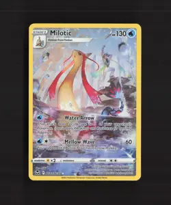 Milotic TG02/TG30 Silver Tempest Full Art Ultra Rare Holo Pokemon Card NM - Image 1