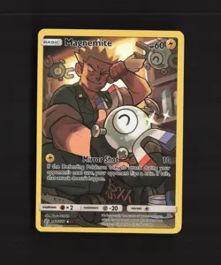Magnemite 242/236 Cosmic Eclipse Full Art Secret Rare Holo Pokemon Card NM - Image 1