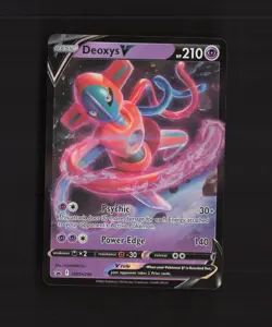 Deoxys V SWSH266 Sword & Shield Black Star Promo Holo Pokemon Card NM - Image 1