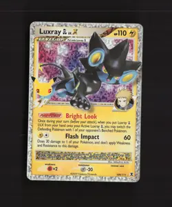 Luxray GL LV.X 109/111 Celebrations Ultra Rare Holo Pokemon Card NM - Image 1