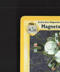 Magneton 11/62 WOTC Fossil Set Unlimited Holo Rare Pokemon Card MP - Image 3