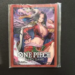 One Piece Card Game Promotional Sleeve 2024 Boa Hancock Official Bandai 10 Pack - Image 1