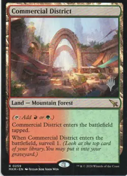 MTG: Murders at Karlov Manor: Promo Pack Commercial District: LP Condition - Image 1