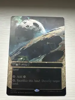 Strip Mine 0130 MTG Borderless Galaxy Foil Edge of Eternities: Stellar Sights NM - Image 1