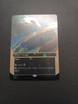 Strip Mine 0130 MTG Borderless Galaxy Foil Edge of Eternities: Stellar Sights NM - Image 1